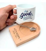 Kişiye Özel Good Morning Lüks Çay Fincanı