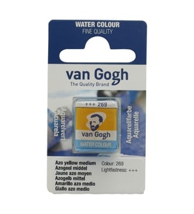 Talens Van Gogh 1/2 Tablet Sulu Boya 269 Azo Yellow Medium 