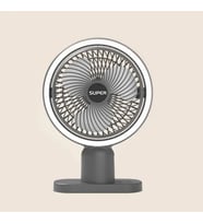 3 Kademeli Masaüstü Vantilatör Şarjlı Soğutucu Usb Fan (Siyah)