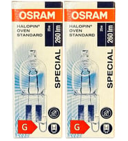 Osram Halopin Oven 25W 2700K (Sarı Işık) G9 Duylu Halojen Fırın Ampulü (2 Adet)