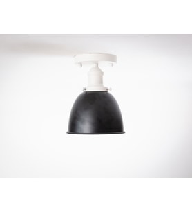 RİOLİGHT RETRO1,RUSTİK,VİNTAGE HOL,MUTFAK,ODA,CAFE İÇİN 1XE27 DUYLU TEKLİ METAL PLOFONYER AVİZE (Siyah)