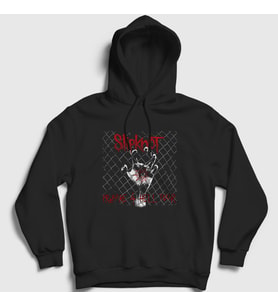 Presmono Unisex Siyah Tour Slipknot Kapüşonlu Sweatshirt 113512tt