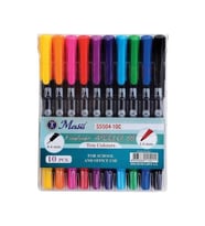 Masis Fineliner Apollo 55 İki Uçlu Kalem 10Lu 