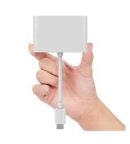 ALLY 4k Type C Hdmi Görüntü Aktarıcı 3 İn1 Şarj Usb Çıkışlı Kablo-(5775) - SSSSSS2127-2