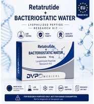 DVPD Medical Retatrutide 10 mg + Bacteriostatic Water Research Kit