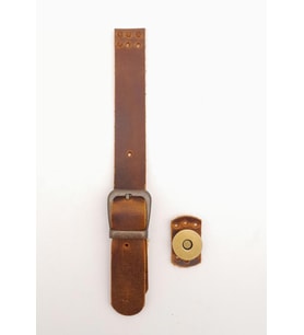 Angel Çanta Aksesuar 18x2 cm Crazy Oil Hardal Sarı Gerçek Deri Tokalı Çanta Kapağı Antik Metalli