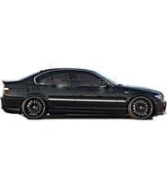 Bmw 3 Serisi E46 (1998-2005) Krom Yan Kapı Çıtası 6 Parça Paslanmaz Çelik