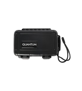 Quantum Seyahat Tipi 4 İçi Sedir Siyah Humidor Puro Kutusu