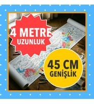 Dev Rulo Boyama Kitabı Okyanus Macerası 4 Metre 45cm Genişlik