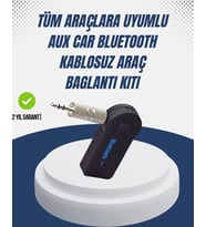 Bluetooth Destekli AUX Müzik ve Konuşma Cihazı
