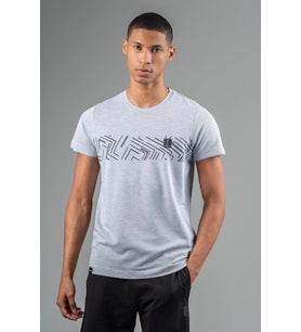 Maraton Regular Erkek Bisiklet Yaka Beyaz T-shirt