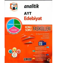 MRKZ Merkez Yayınları TYT AYT Edebiyat Analitik Konu Soru Fasikülleri (Kırmızı)