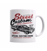 Street Custom Kupa Bardak Porselen