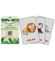 Güçlü Hafıza Hafıza Güçlendirici Eşleştirme Oyunu Eğitici Set (Karışık)