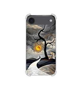 PrintiFy Apple iPhone 17air ile Uyumlu Simya Serisi Sarmal Yolculuk Tasarımlı Uv Baskılı Köşe Korumalı Antişok Kılıf