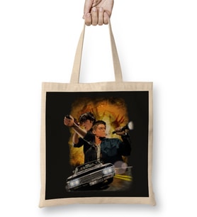Supernatural Team Free Will Bez Çanta Uzun Saplı