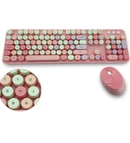 Mofii Pembe Sweet Dm Combo Klavye Mause Set (Çok Renkli)