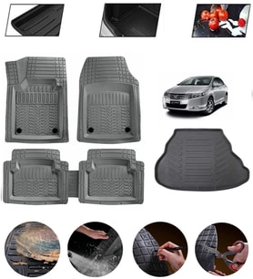 Honda City 2006-2015 Uyumlu Paspas Araca Özel Bagaj Havuzu MBS Gri