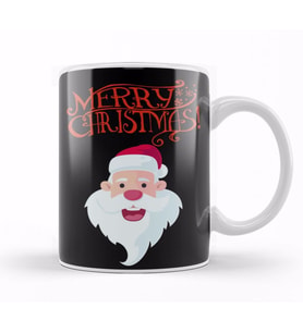 Yeni Yıl Konseptli Merry Christmas Kupa Bardak Porselen