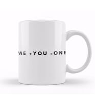 ME +YOU =ONE Kupa Bardak Porselen