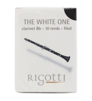 Rigotti RGCCW15 White Bb Klarnet Kamışı No: 1.5 (Başlangıç/Eğitim) - Tekli Paket  Beyaz Kutu Yumuşak Kamış ve Kolay Üfleme Esnekliği
