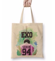 Exo Sehun 94 Bez Çanta Uzun Saplı