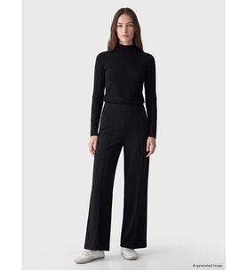 LCW Modest Siyah Soft Touch Kadın Eşofman Altı