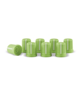Reloop 05 0002 Knob Cap Seti (Yeşil 8'li)  Neon Renk Karanlıkta Görünür