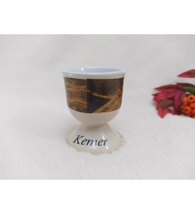 Seramik Shot Bardak Kemer Temalı Kemer Yazılı