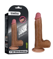 Pretty Love 20 CM Melez Çift Katmanlı Realistik Penis Dildo