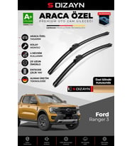 S-Dizayn Ford Ranger 3 Ön Cam Silecek Seti 2023 Üzeri Premium Araca Özel 60-45 Cm A+ Kalite