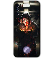 Reeder S19 Max Pro S Kılıf HD Desen Baskılı Arka Kapak - V for Fire