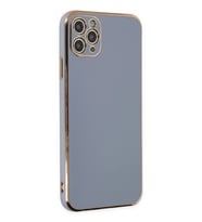 Durukar® iPhone 11 Pro Max Kılıf Volet Silikon - Mavi