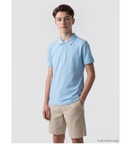 LCW Kids Mavi Polo Yaka Erkek Çocuk Pike Tişört