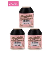 3 Adet Altınbaşak Oya ve Dantel İpi 20 gr - Royaleks - No: SİYAH
