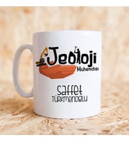 Jeoloji Mühendisine Hediye Kupa Bardak
