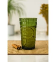 Allegra Koyu Yeşil Bardak - 750 ml Tekli Akrilik Malzeme - Cam Değildir Kırılmaya Dayanıklı