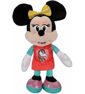 Minnie Core Unicorn Elbiseli Peluş 25 CM (Çok Renkli)