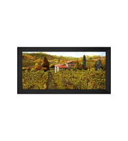 Manzara Temalı Kanvas Tablo 50 x 70 cm Siyah Çerçeve