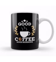 Cute Good Coffee Good Morning Caffeine Addicts Kupa Bardak Porselen