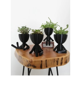 Dekoratif Insansı Saksı 4'lü Set Pinterest