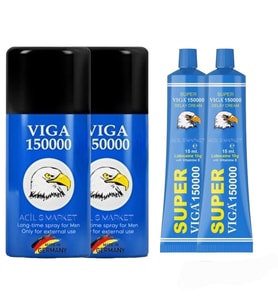 2 Kutu Vigâ 150000 Erkek Geciktirîçi Sprey+2 Kutu Gêçiktirîçi Krem Germany