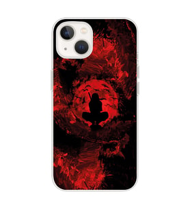 Iphone 14 Uyumlu İtachi Uchiha Tasarımlı Şeffaf Telefon Kılıfı