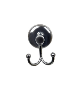 Bornoz Havlu Askısı 2 li Yapışkanlı (Krom)