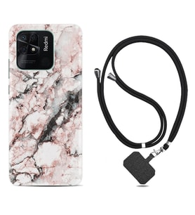 Xiaomi Redmi Note 7 8 9 Pro 10 2022 10 Pro 10S Kılıf Boyun Askılı Silikon Colorfull Marble 2 1389