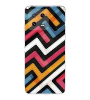 PrintiFy Xiaomi Mi 13 Pro Uyumlu Kamera Korumalı Labirent Grafiti Tasarımlı Şeffaf Silikon Kılıf