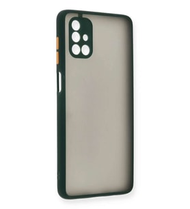 Galaxy M51 Kılıf Montreal Silikon Kapak - Yeşil