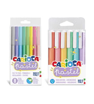 Carioca Pastel Renkler Keçeli Kalemler ve İşaretleme Kalemleri 2li Set