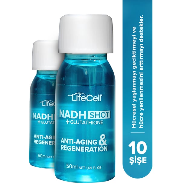 nadh glutathione Nadh Shot + Glutathione ( Glutatyon ) Yaşlanma Karşıtı Takviye Edici Gıda