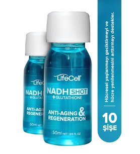 Nadh Shot + Glutathione ( Glutatyon ) Yaşlanma Karşıtı Takviye Edici Gıda